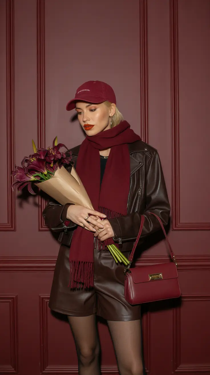 outfits ideas 2026 Polished Burgundy for Cold February Days