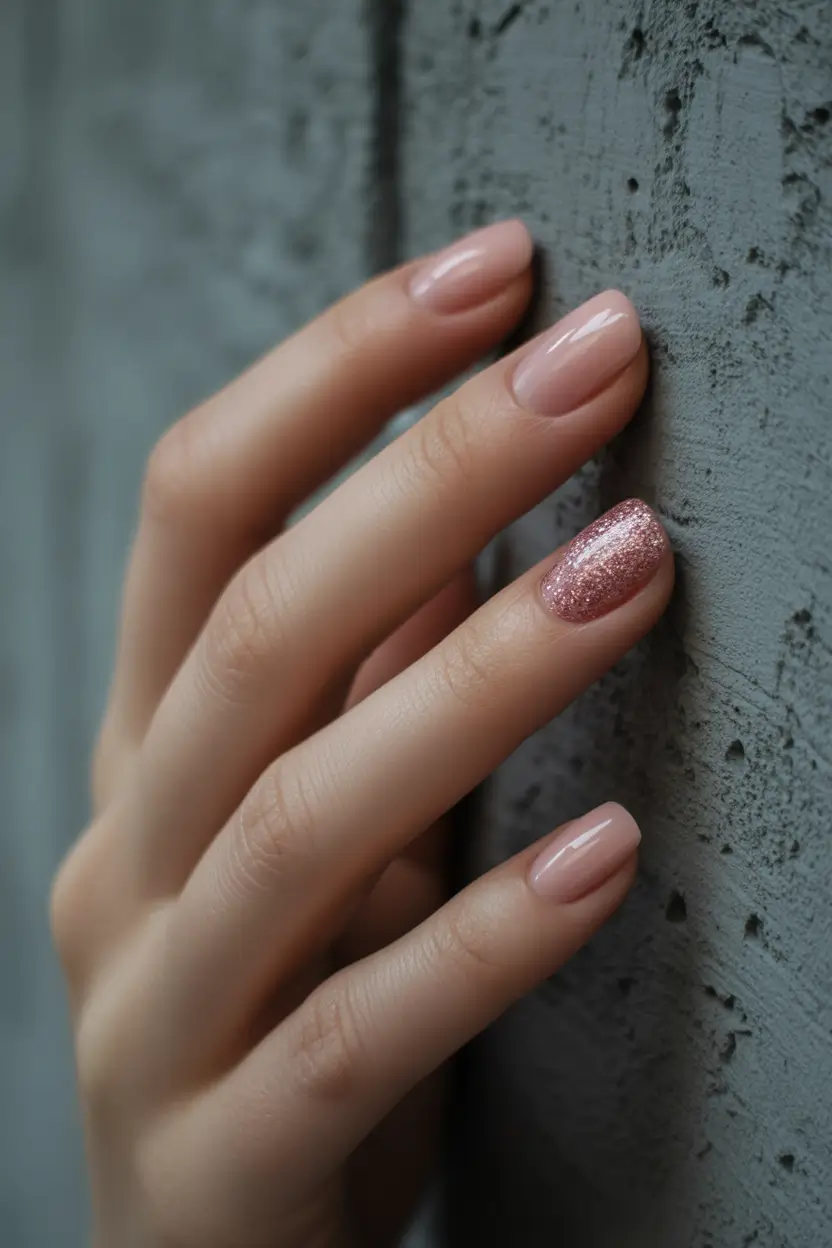 March Nails Ideas Spring Trends 2026 Nude Rose Gold