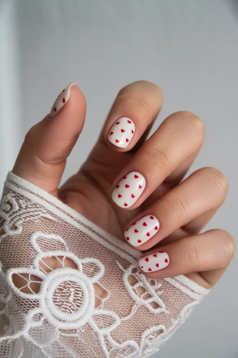 March Nails Ideas Spring Trends 2026 Heart Nails