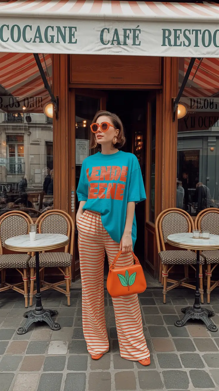 casual spring outfits 2026 Playful Color Blocking