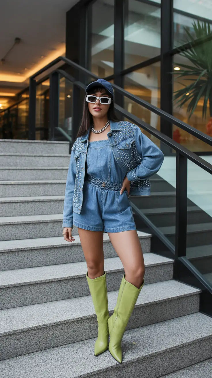 casual spring outfits 2026 Denim Set Inspo