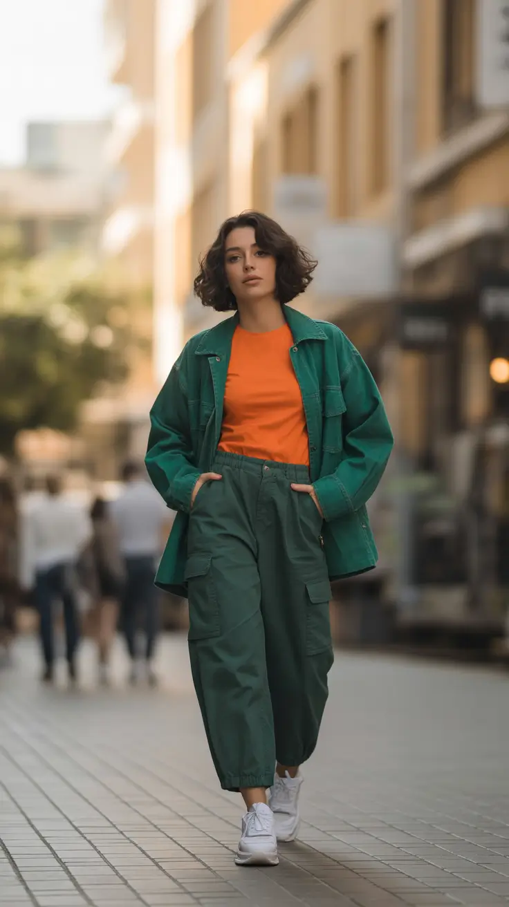 comfy spring outfits 2026 Utility Green