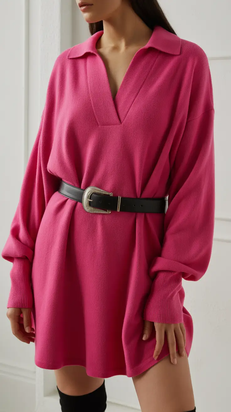 Every Day Spring Outfits 2026 Pink Knit