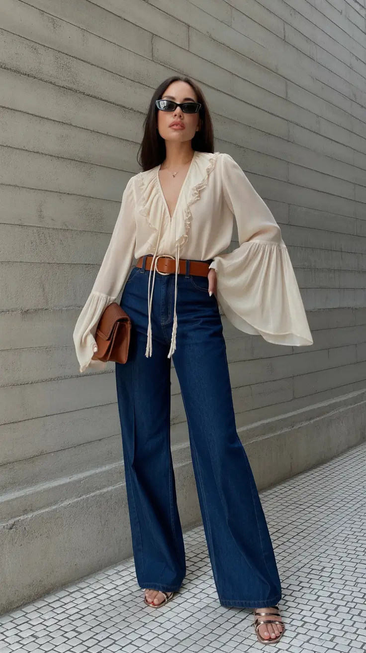 Every Day Spring Outfits 2026 Soft Blouse