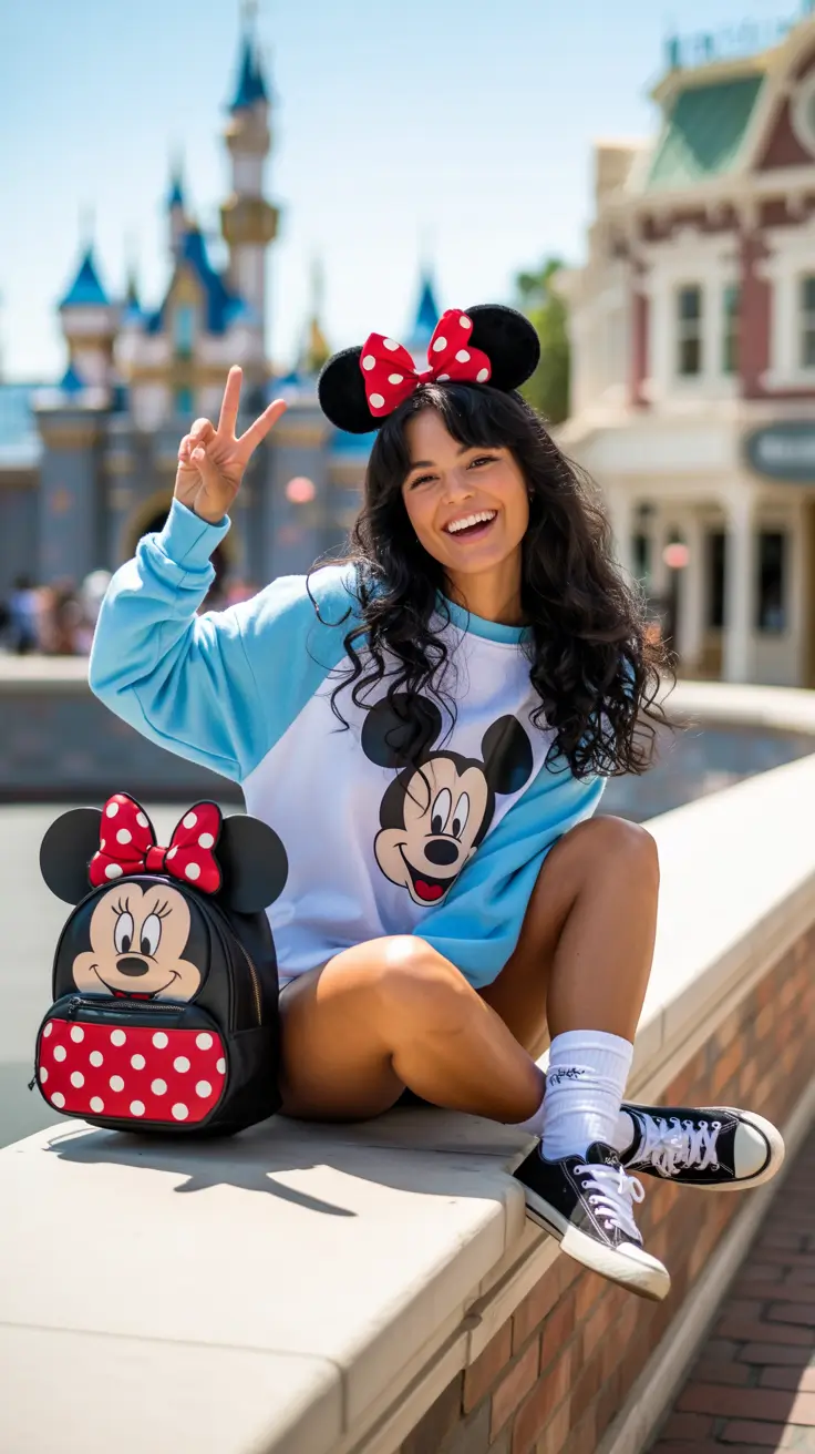 spring disneyland outfits 2026 Sporty Disney Aesthetic With Attitude
