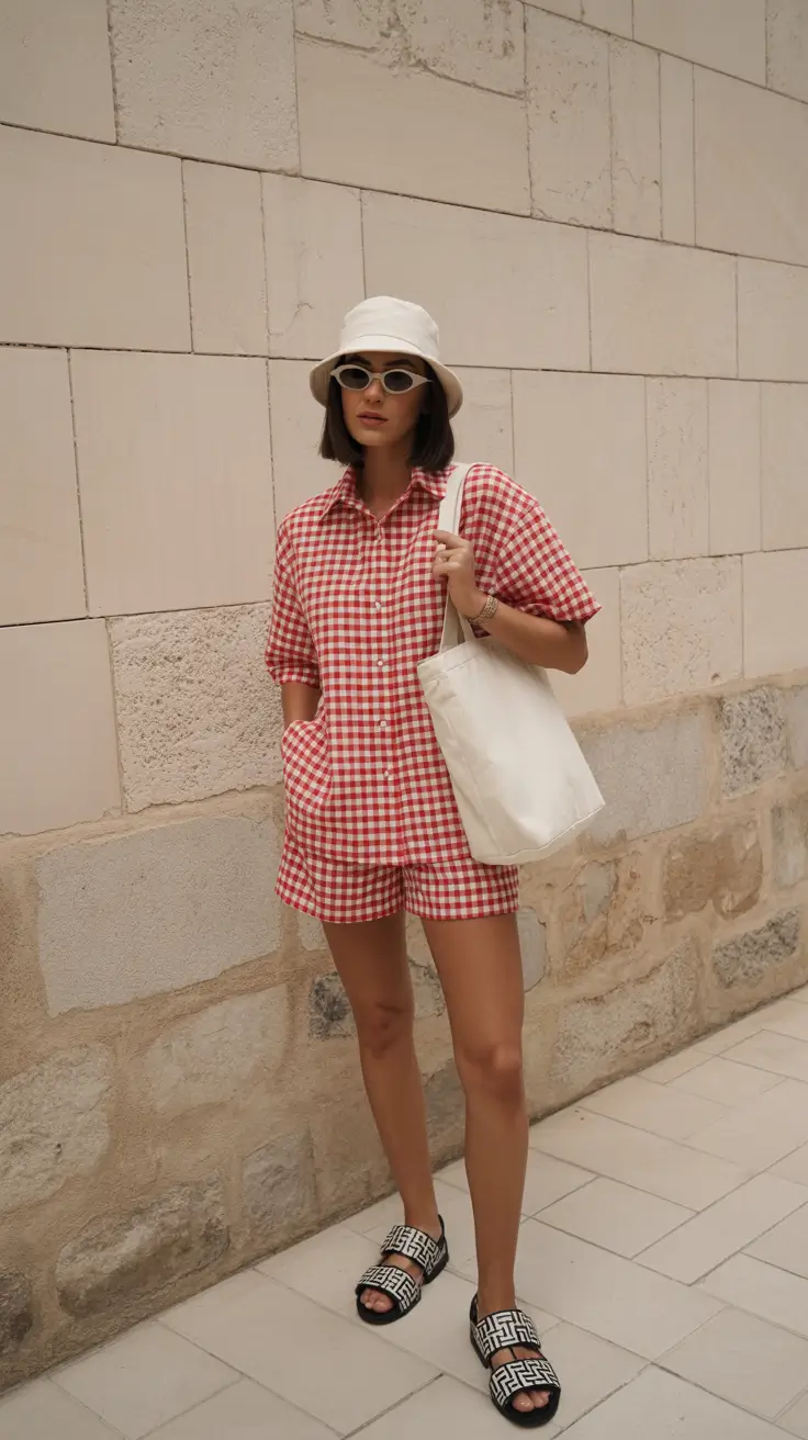 spring disneyland outfits 2026 Gingham Sets That Feel Like Spring in Europe