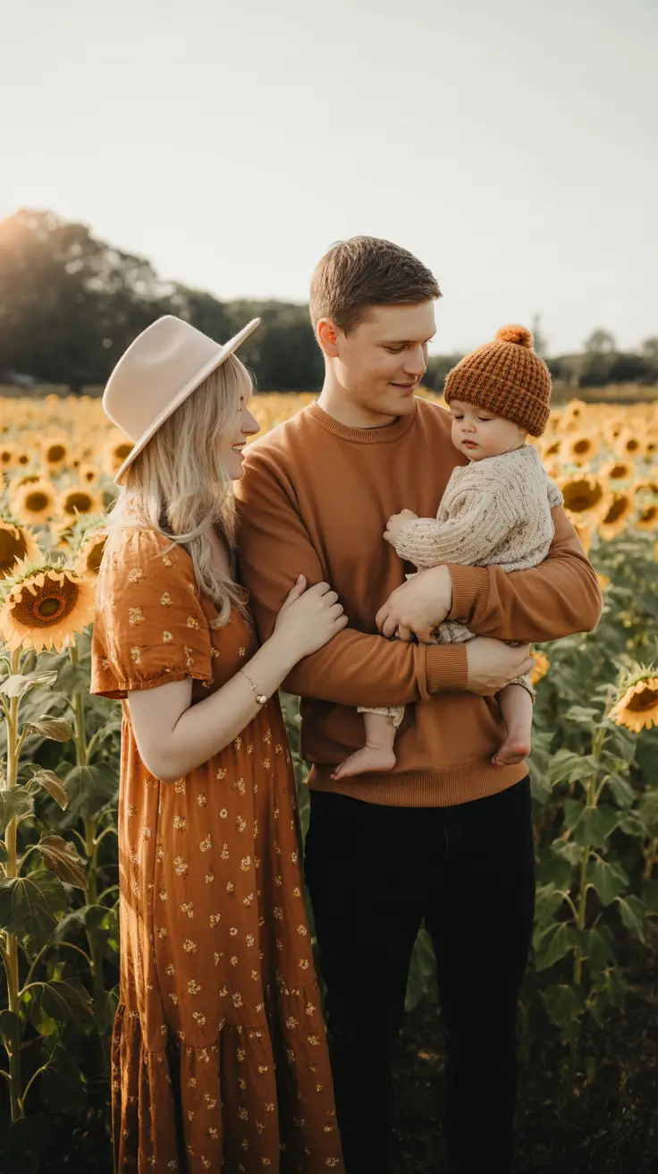 spring family pictures outfits 2026 Warm Spring Colors