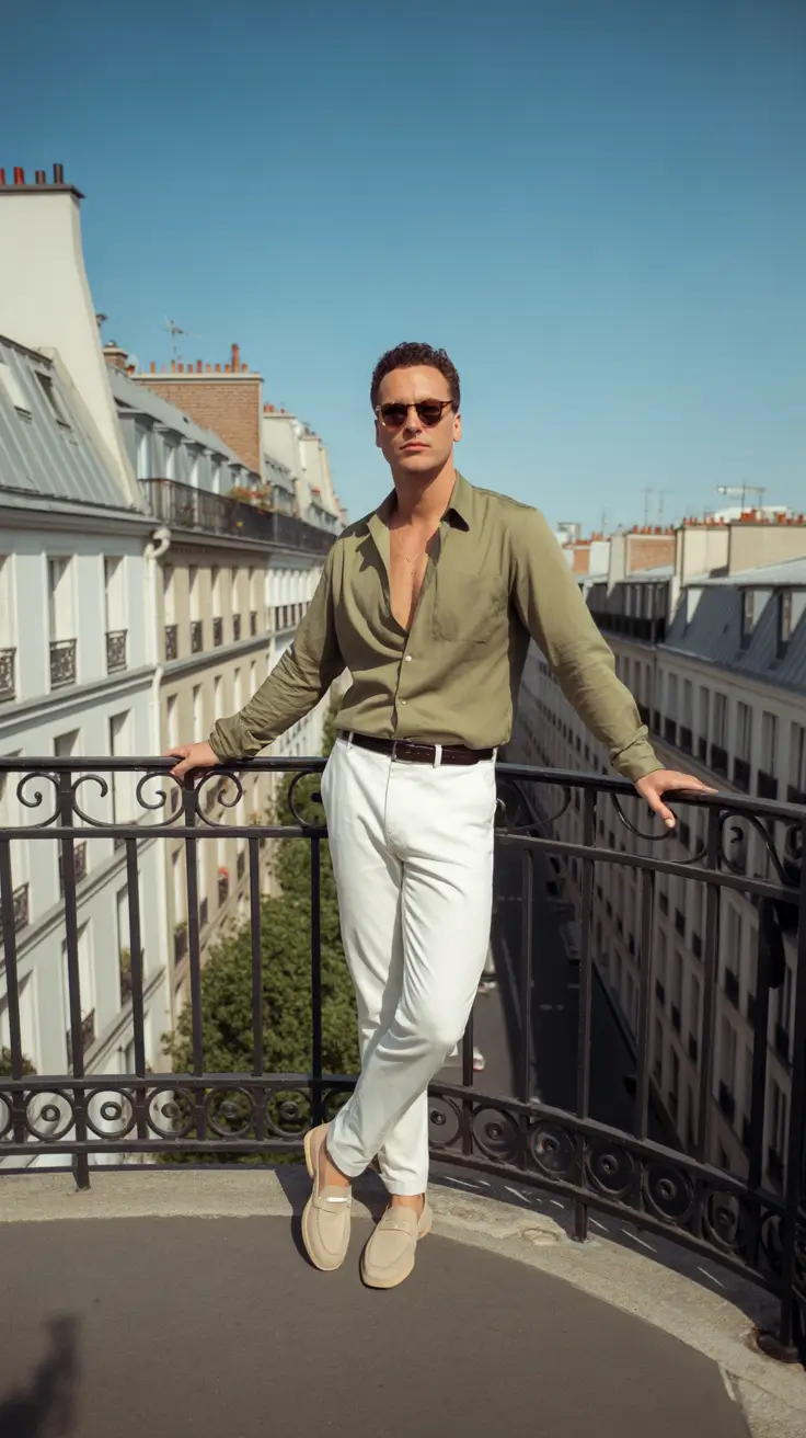 spring outfits men 2026 Relaxed European Romance