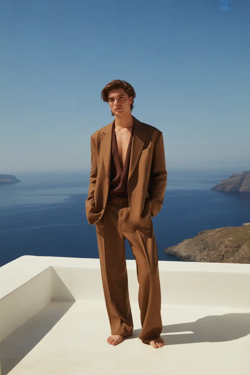 spring outfits men 2026 Coastal Suit Freedom