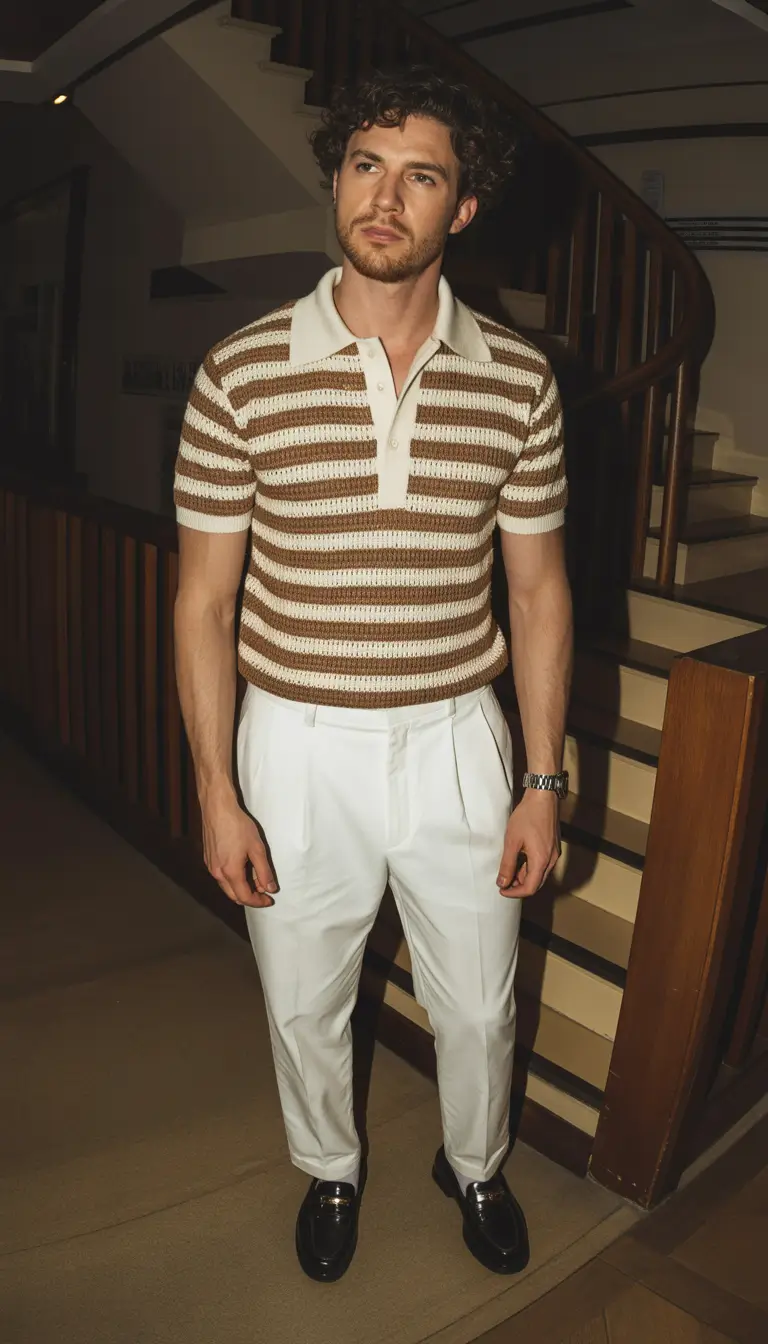 spring outfits men 2026 Textured Knits And European Calm