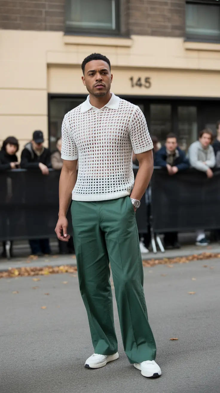 spring outfits men 2026 City Knit With Street Confidence