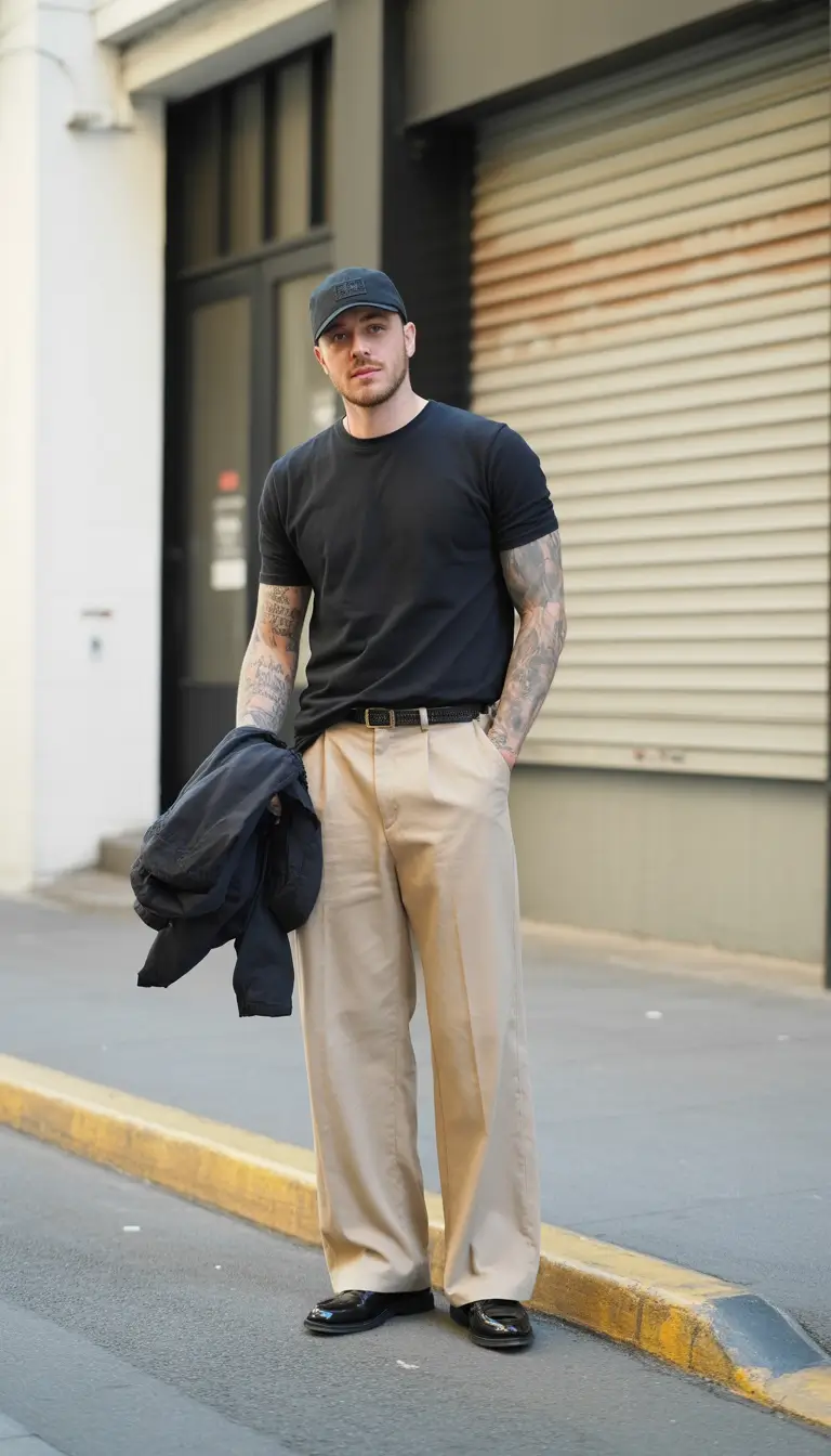 spring outfits men 2026 Modern Street Minimalism