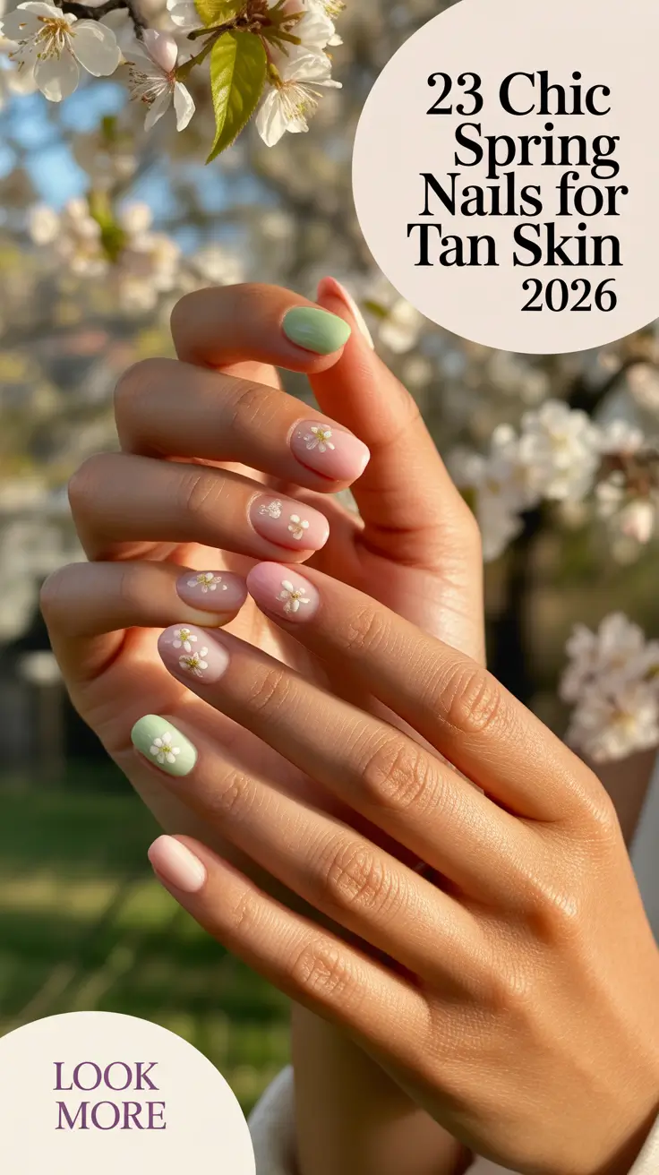 Chic Spring Nails For Tan Skin 2026 Trends That Look Fresh, Modern, and Effortless