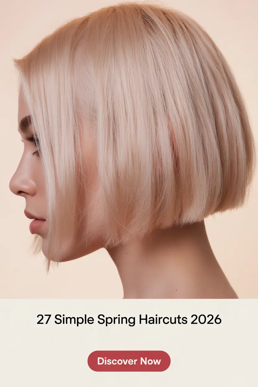 Simple Spring Haircuts 2026 That Feel Fresh Easy and Wearable