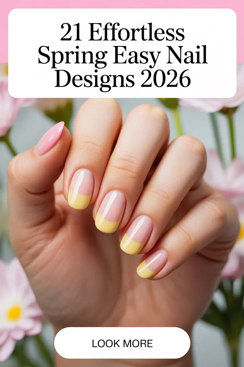 Effortless Spring Easy Nail Designs 2026 for Fresh and Simple Looks