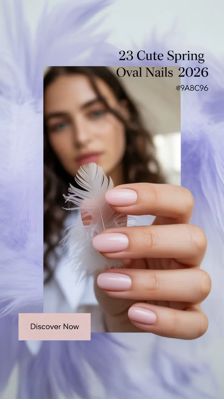 Cute Spring Oval Nails 2026 Ideas Colors and Fresh Inspo