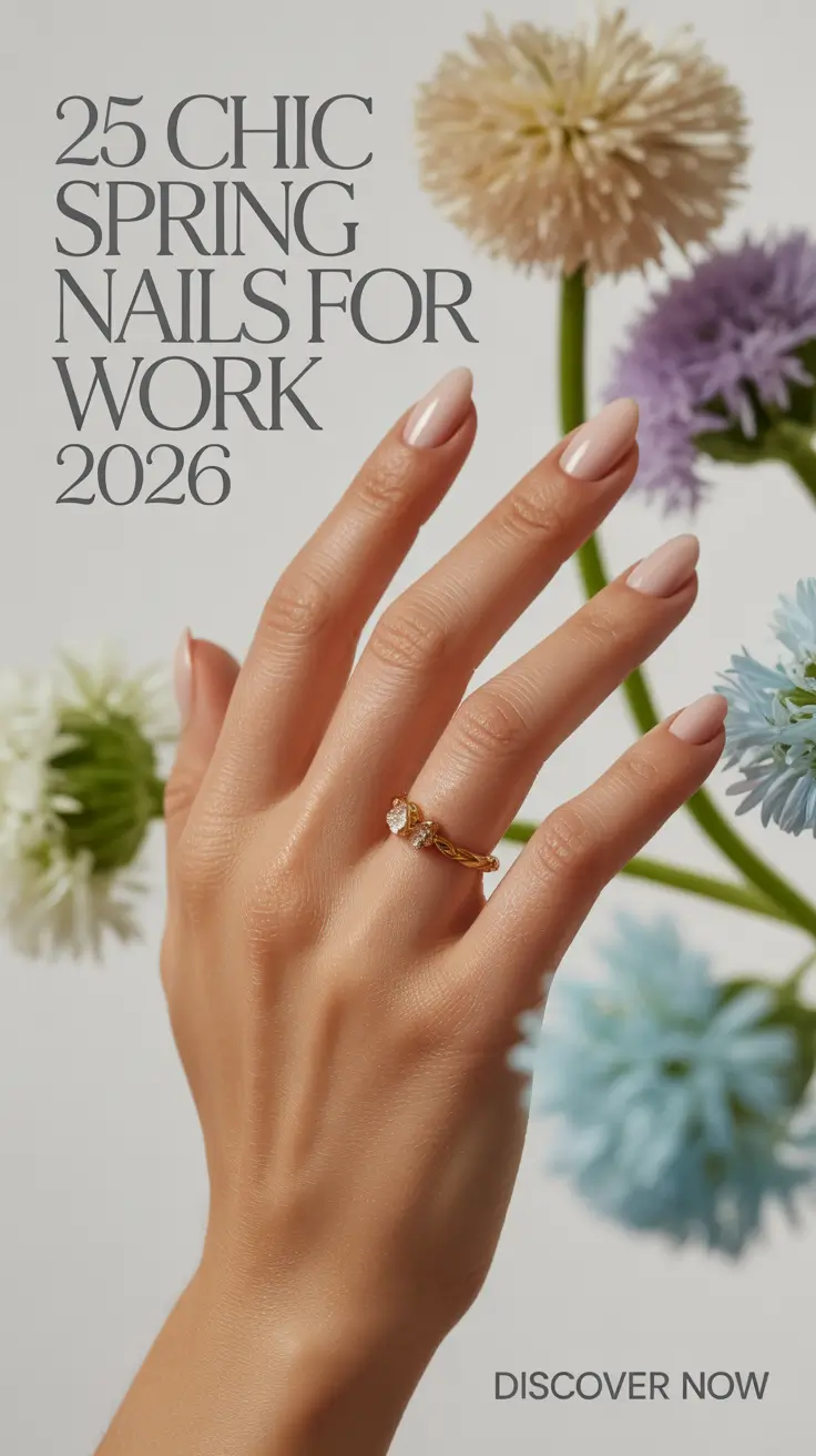 Chic Spring Nails For Work 2026 Ideas for a Polished and Professional Look
