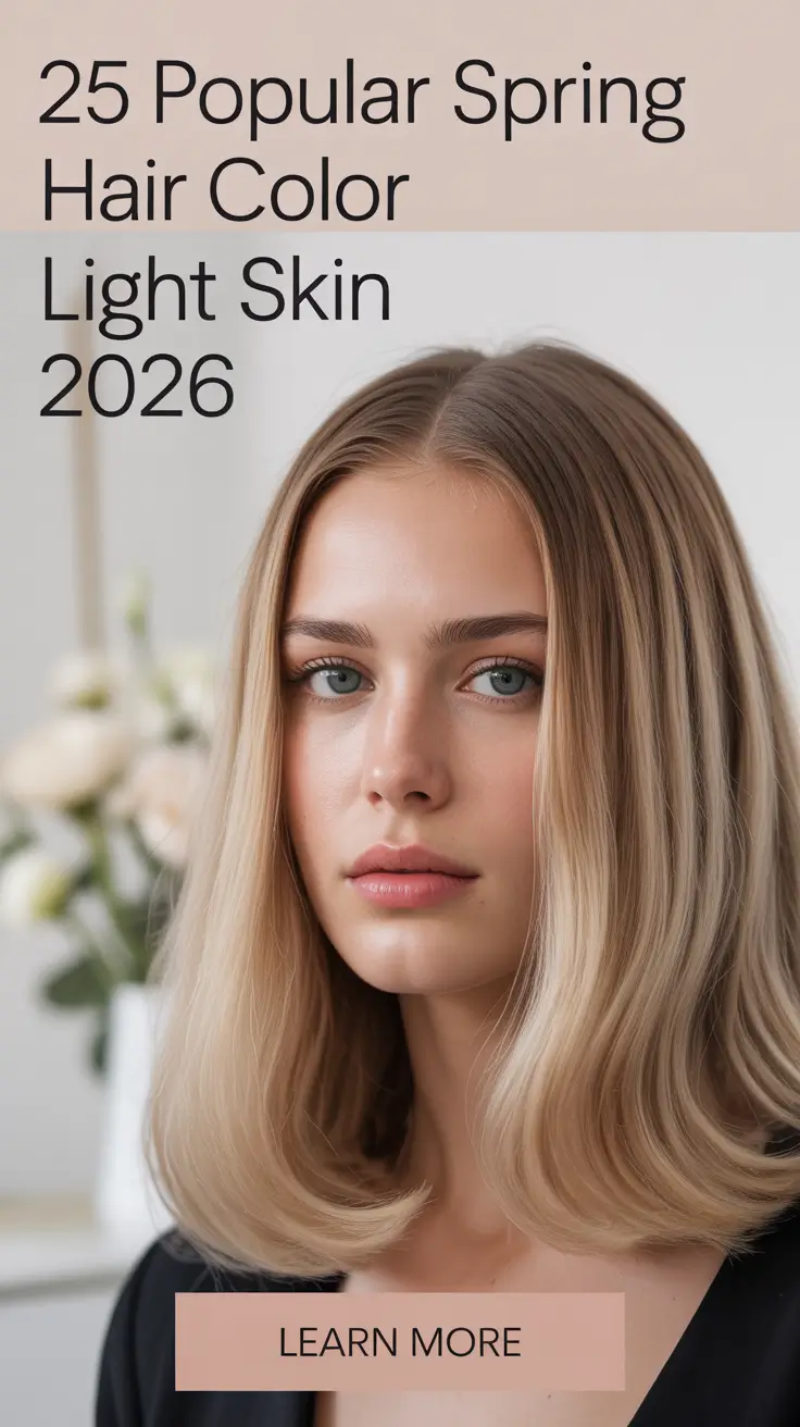 Popular Spring Hair Color Light Skin 2026 Ideas That Make You Glow