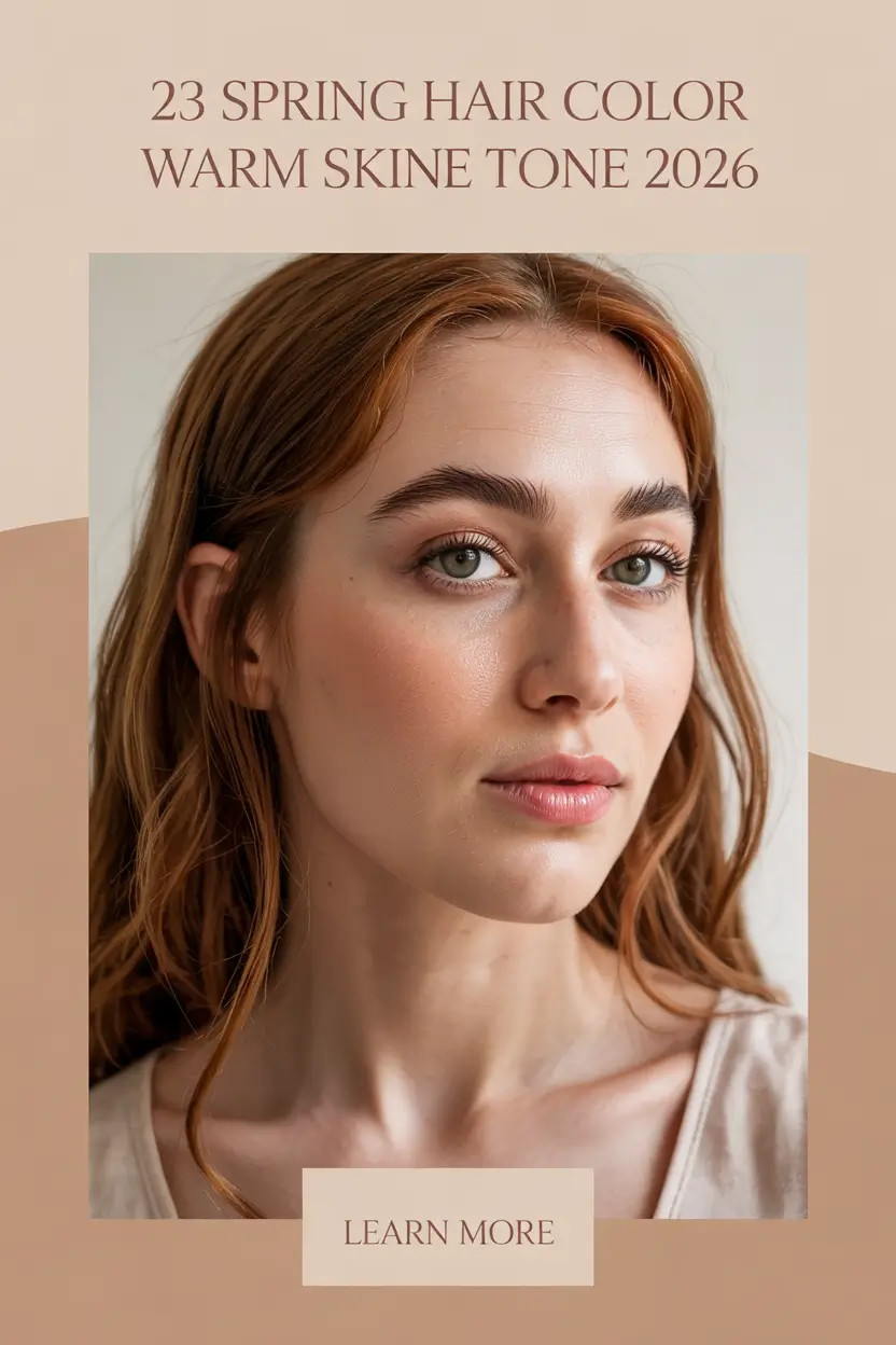Sophisticated Spring Hair Color Warm Skin Tone 2026 Inspiration for Every Glow