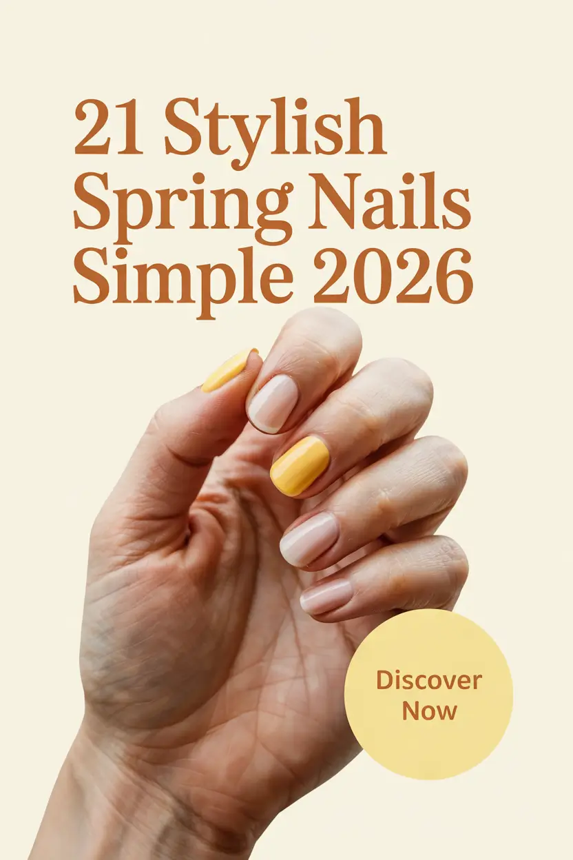 Stylish Spring Nails Simple 2026 Ideas You Will Actually Want to Wear