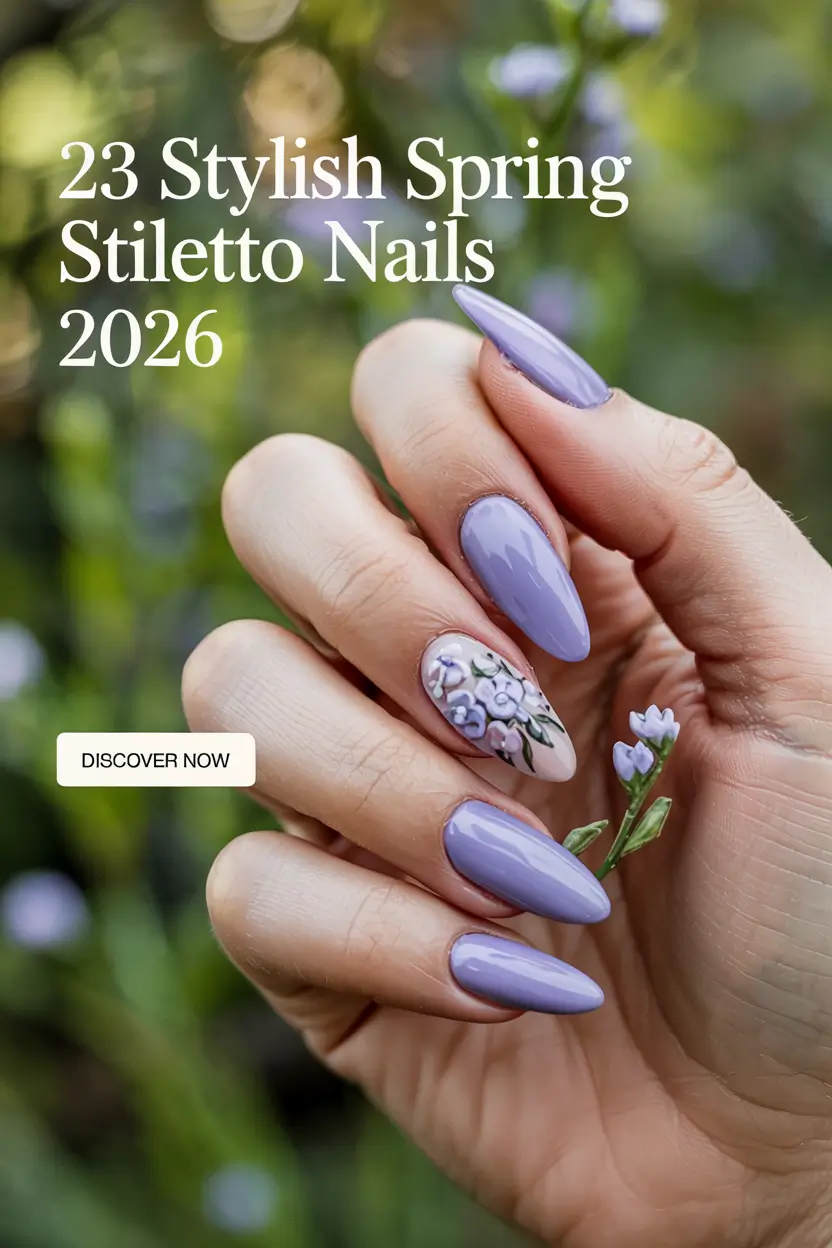 Stylish Spring Stiletto Nails 2026 Ideas for Fresh and Trendy Looks