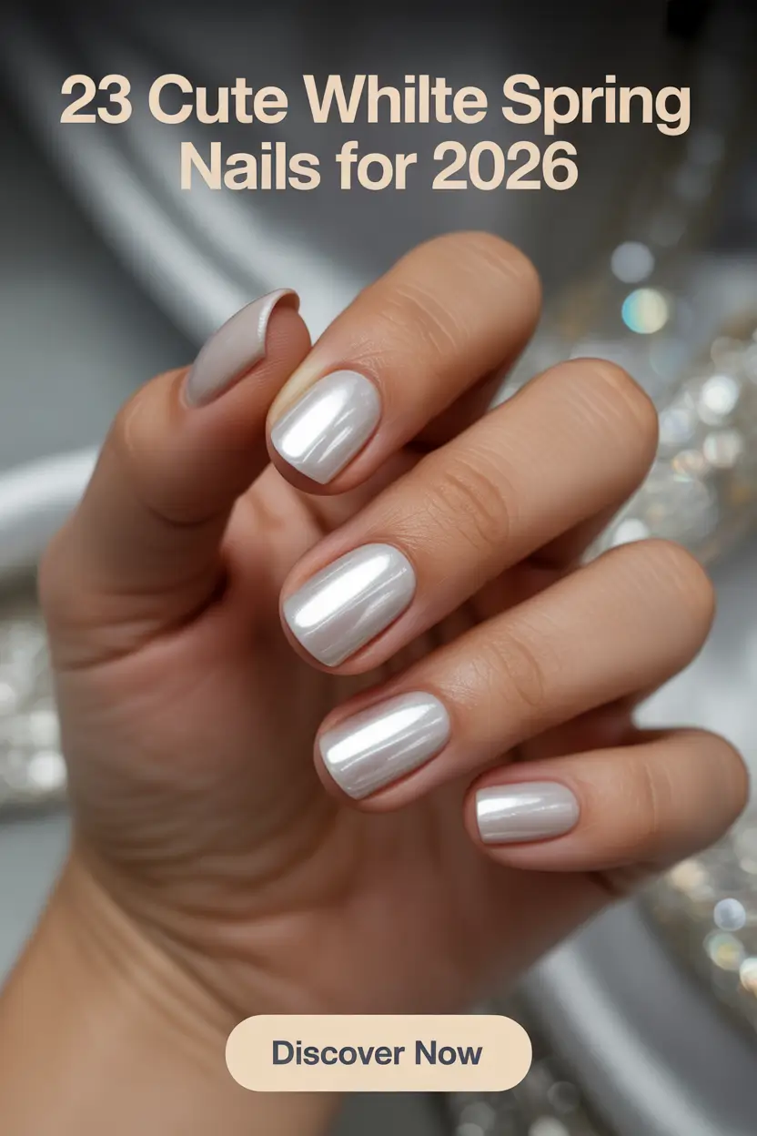 Cute White Spring Nails For 2026 Ideas That Feel Fresh, Soft, and Stylish