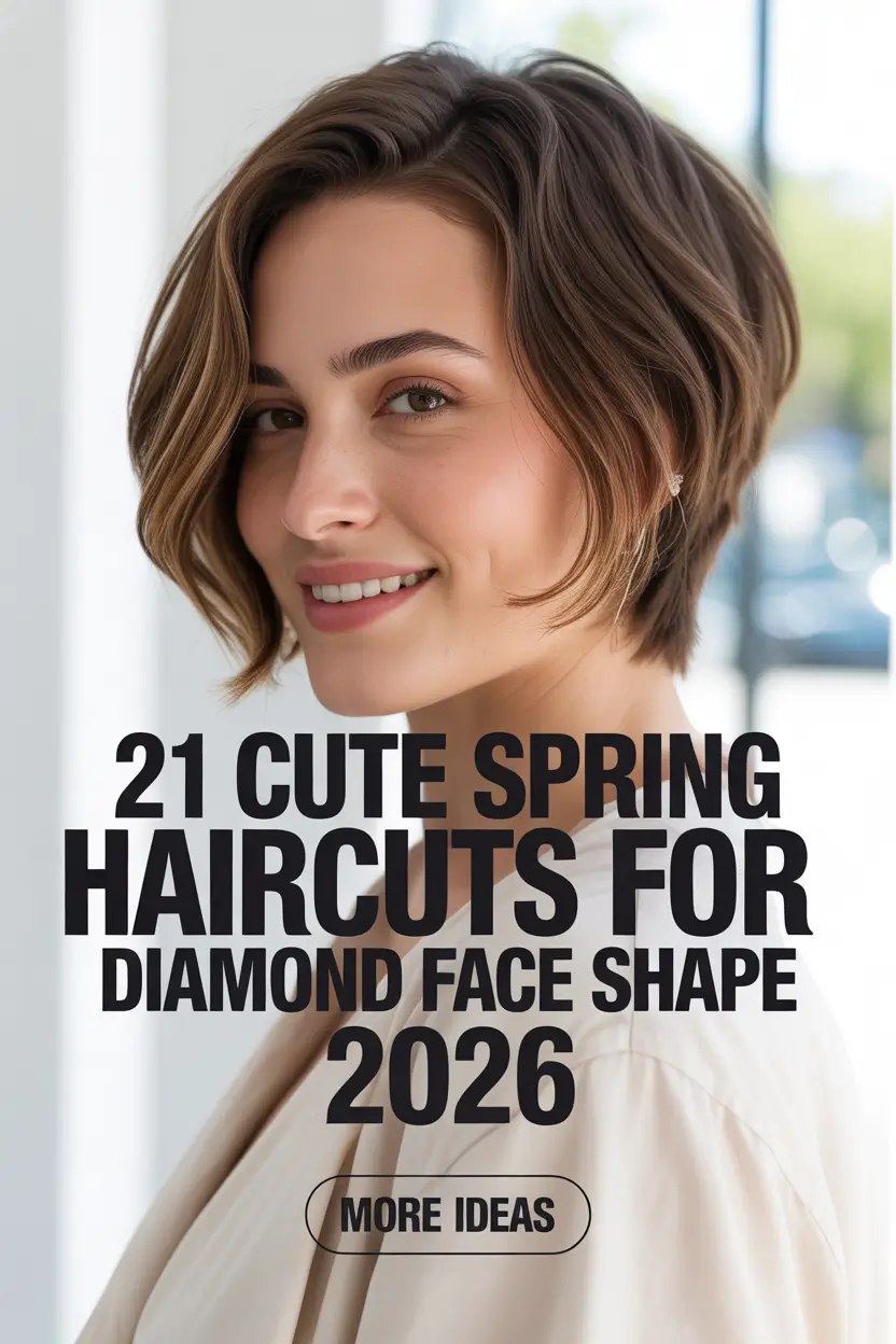 Cute Spring Haircuts For Diamond Face Shape 2026 Inspiration Guide for Modern Women