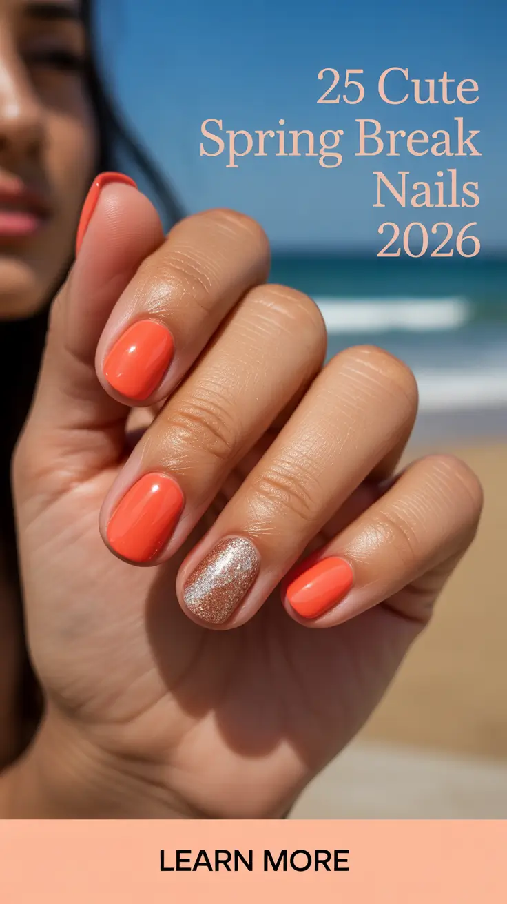 Cute Spring Break Nails 2026 Ideas and Inspo for a Fresh Vacation Look