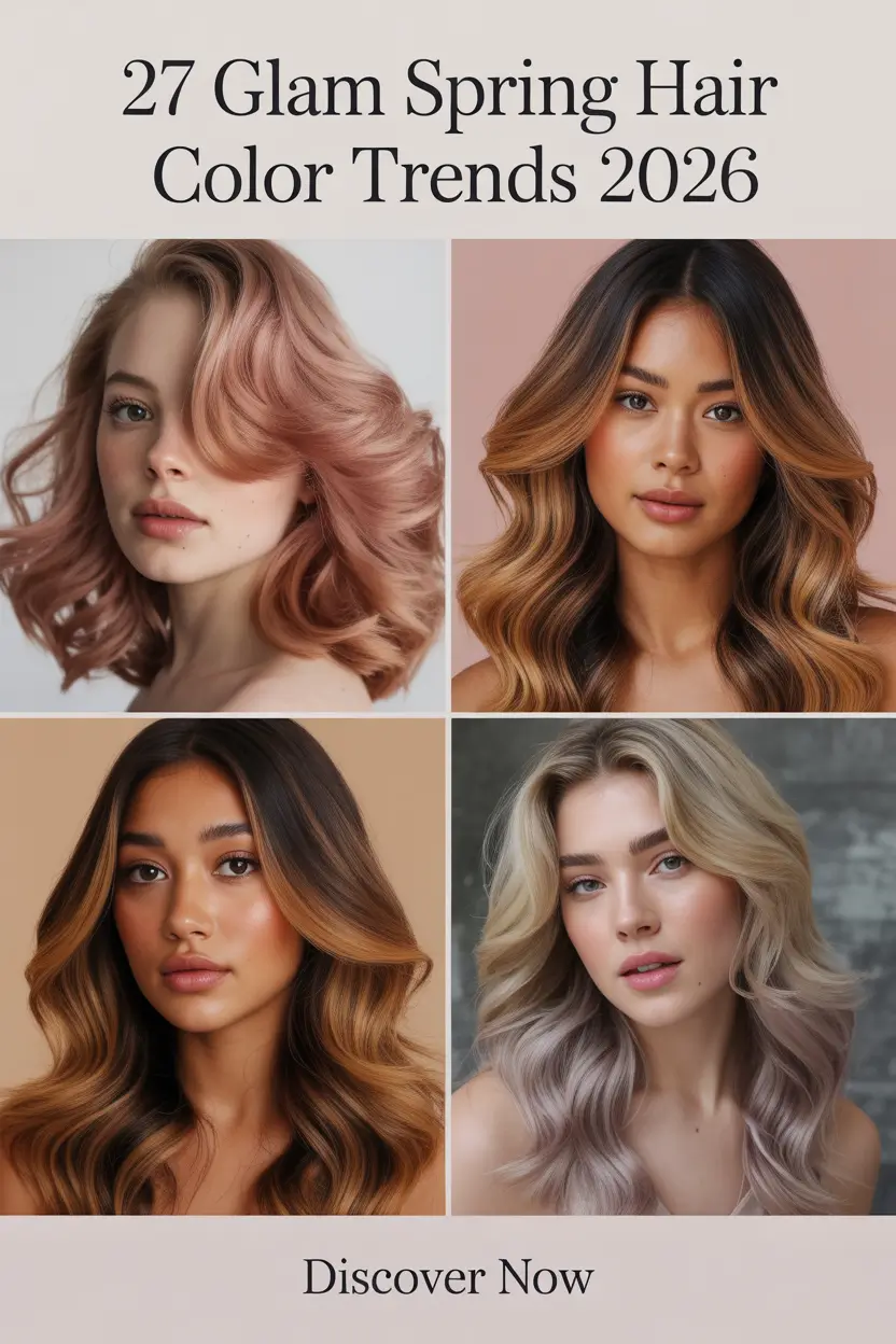 Glam Spring Hair Color Trends 2026 That Feel Fresh and Wearable