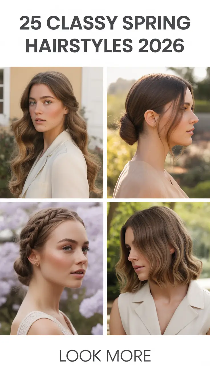 Classy Spring Hairstyles 2026 for Effortless Style Inspiration