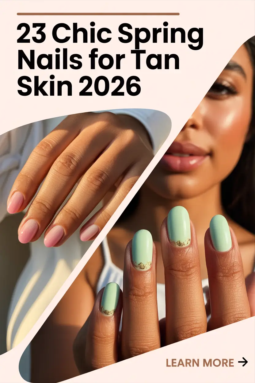 Chic Spring Nails For Tan Skin 2026 Trends That Look Fresh, Modern, and Effortless