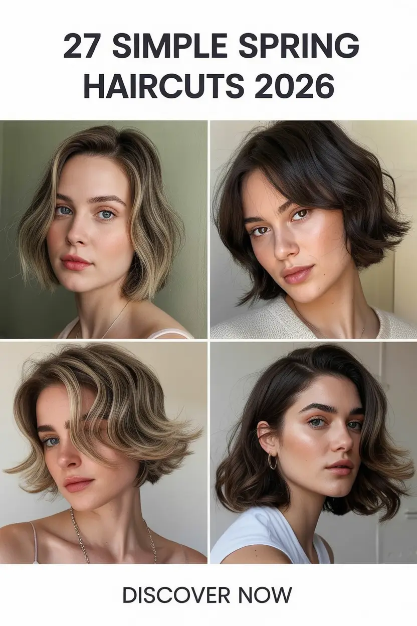 Simple Spring Haircuts 2026 That Feel Fresh Easy and Wearable