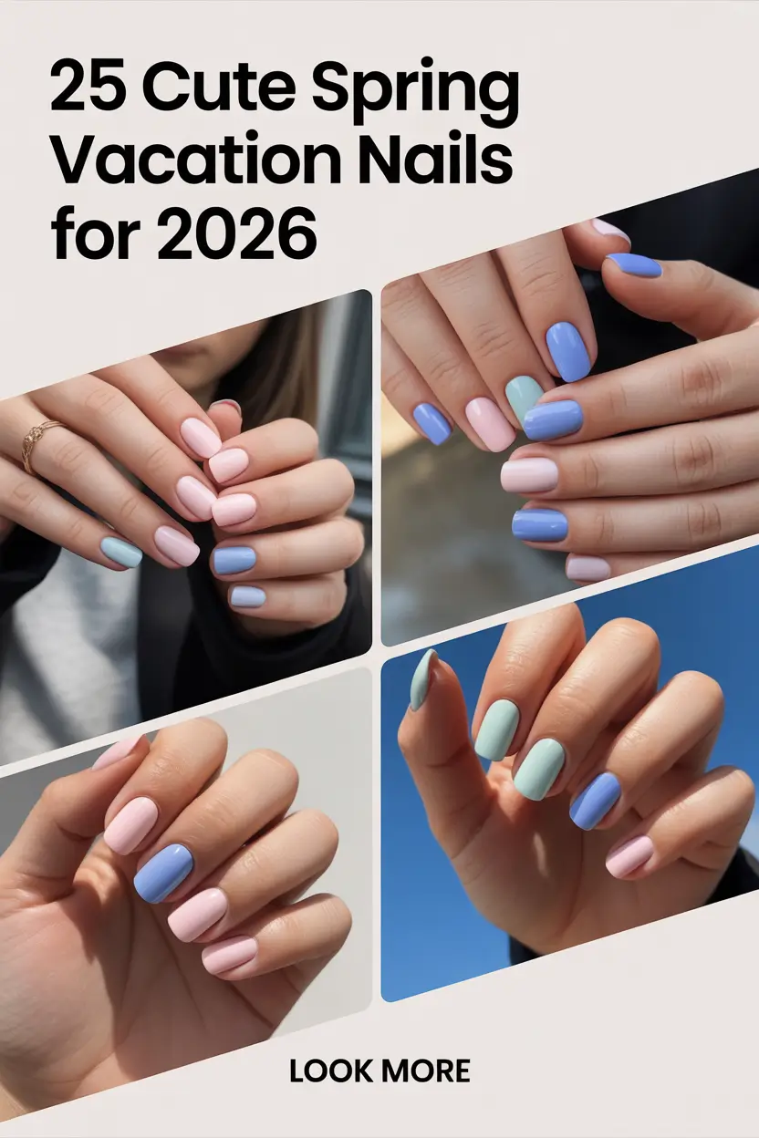 Cute Spring Vacation Nails For 2026 That Feel Fresh, Fun, and Effortlessly Stylish for Every Spring Getaway