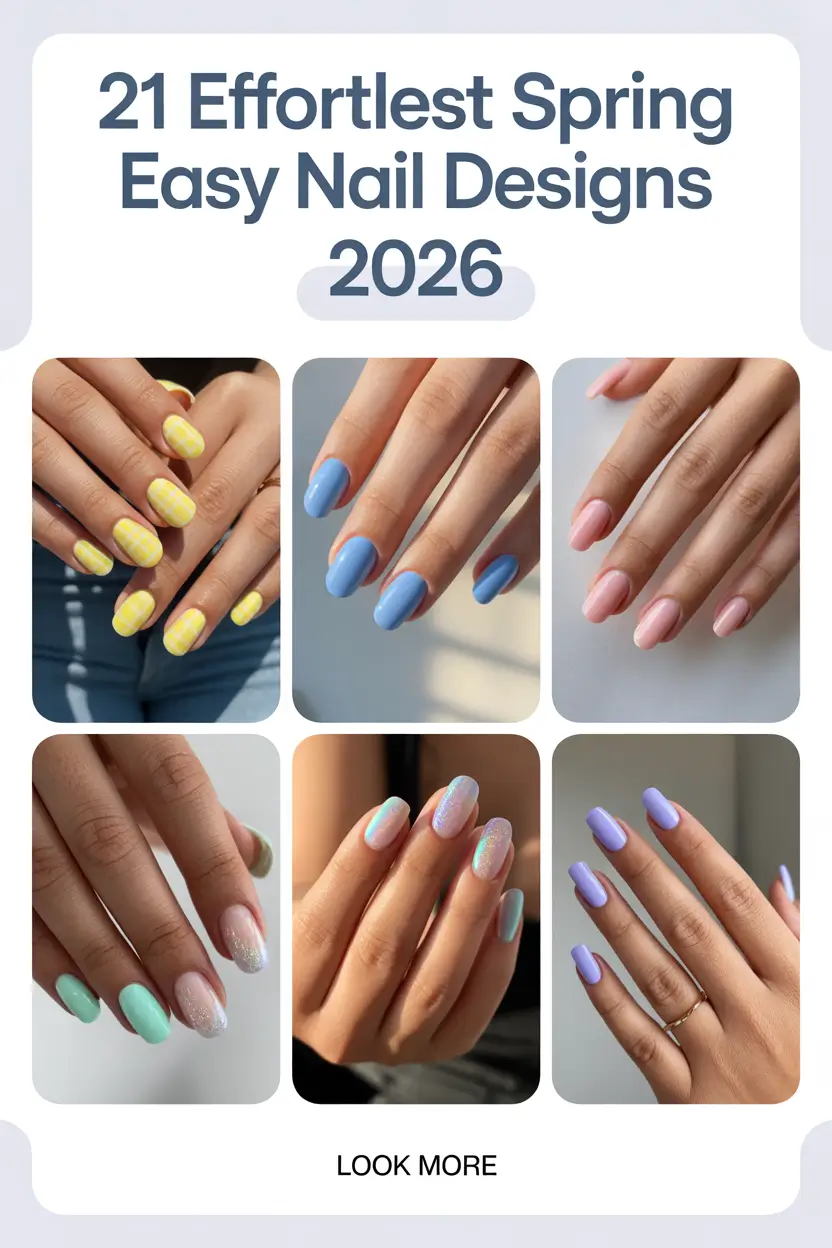 Effortless Spring Easy Nail Designs 2026 for Fresh and Simple Looks