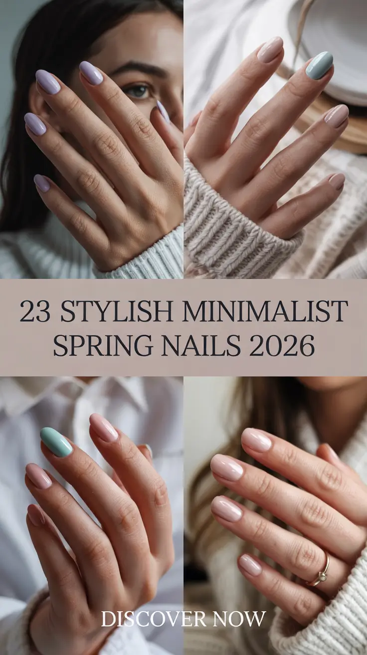 Stylish Minimalist Spring Nails 2026 Inspo and Fresh Ideas