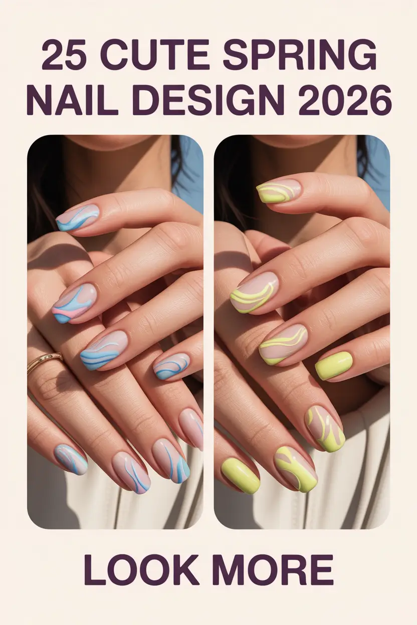 Cute Spring Nail Design 2026 Cute and Trendy Ideas for Fresh Seasonal Manicures