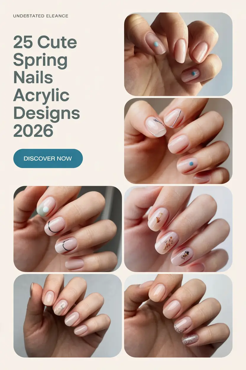 Cute Spring Nails Acrylic Designs 2026 – Pretty, Fun, and Trendy Ideas for Every Mood