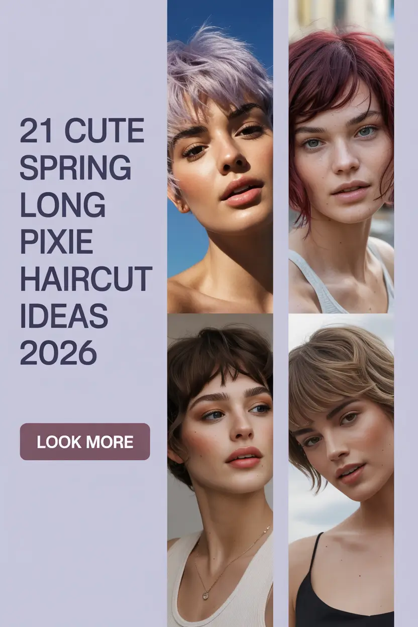 Cute Spring Long Pixie Haircut Ideas 2026 for a Fresh Modern Look
