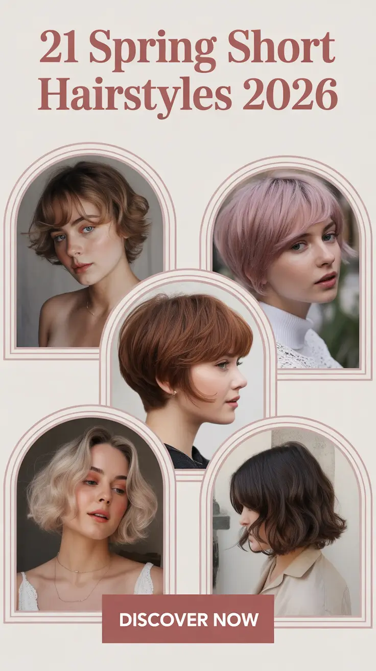 Spring Short Hairstyles 2026 Ideas That Make You Want to Cut Your Hair This Season