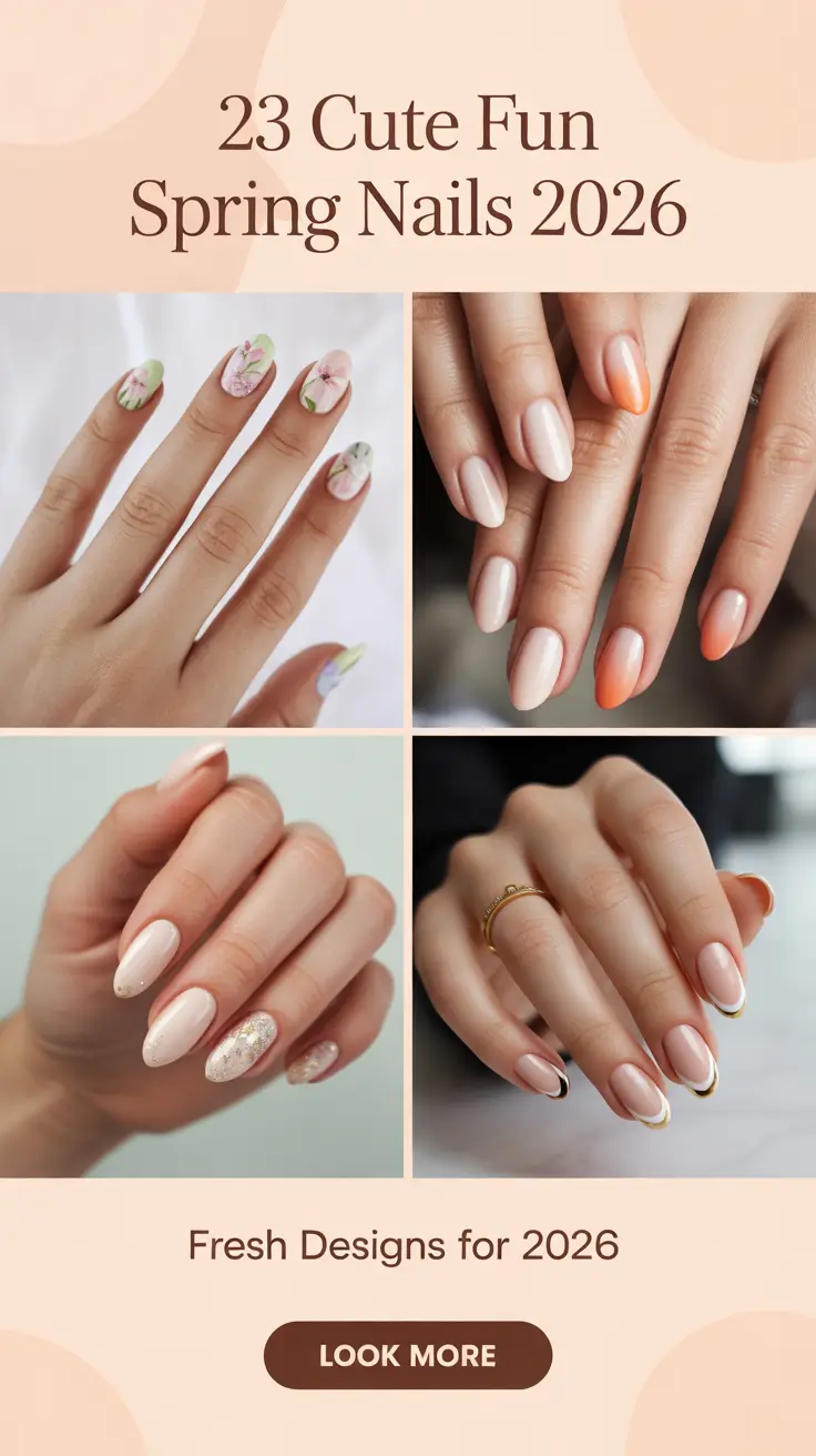 Cute Fun Spring Nails 2026 Fresh Ideas in Color and Shape