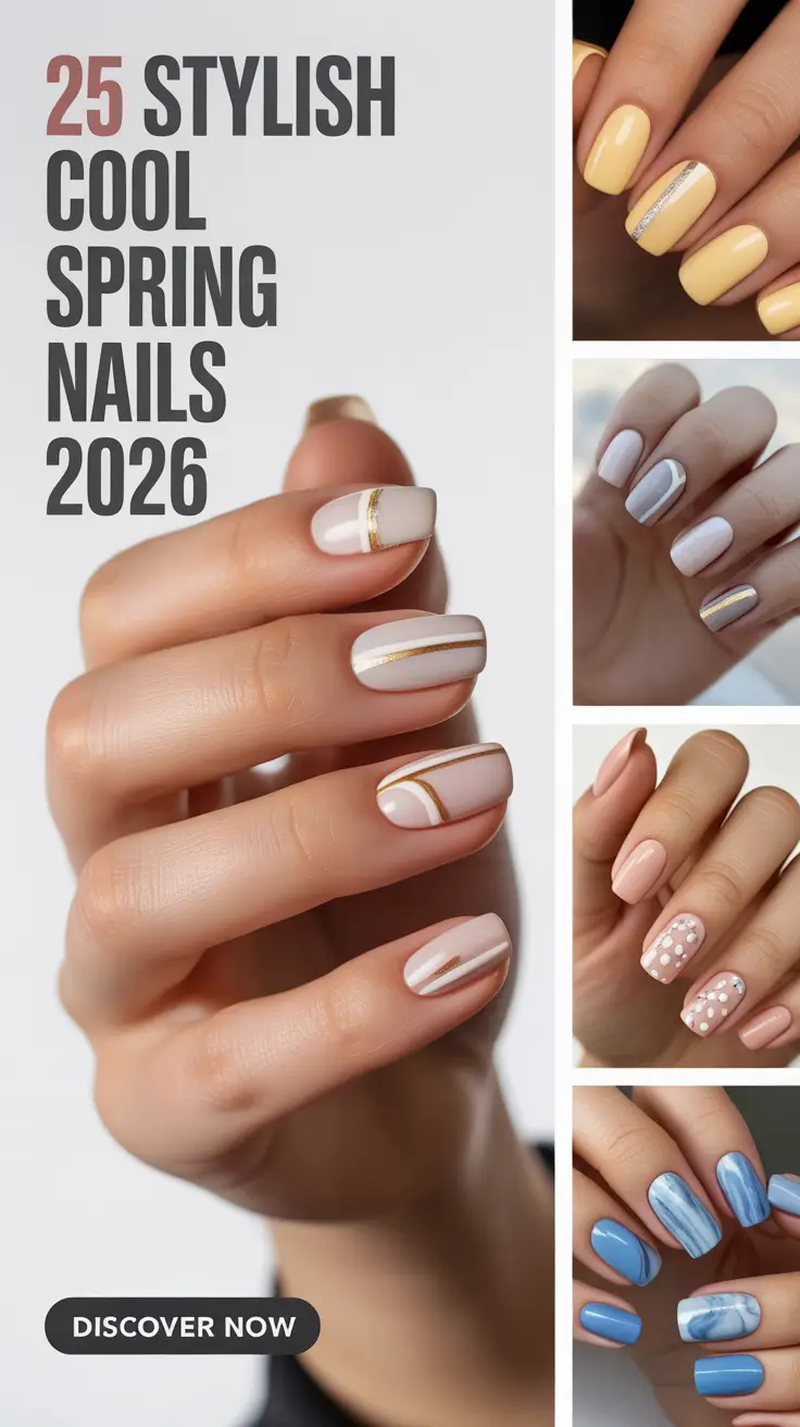 Stylish Cool Spring Nails 2026 Trends, Colors and Fresh Design Ideas