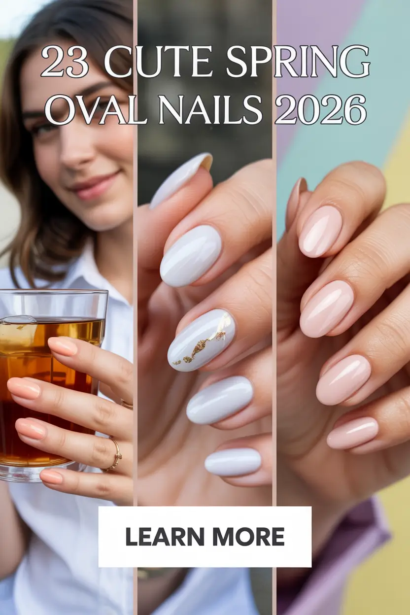 Cute Spring Oval Nails 2026 Ideas Colors and Fresh Inspo