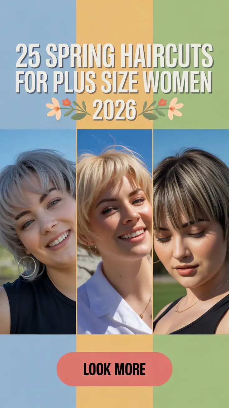 Dreamy Spring Haircuts For Plus Size Women 2026 That Feel Fresh, Flattering, and Trendy