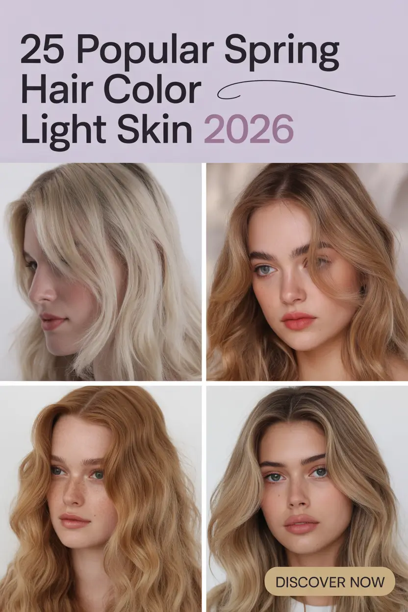 Popular Spring Hair Color Light Skin 2026 Ideas That Make You Glow