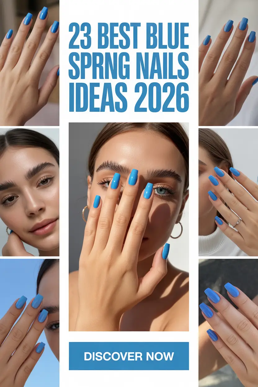 Best Blue Spring Nails Ideas 2026: Trendy Light, Navy, and Cute Designs for Spring Inspo