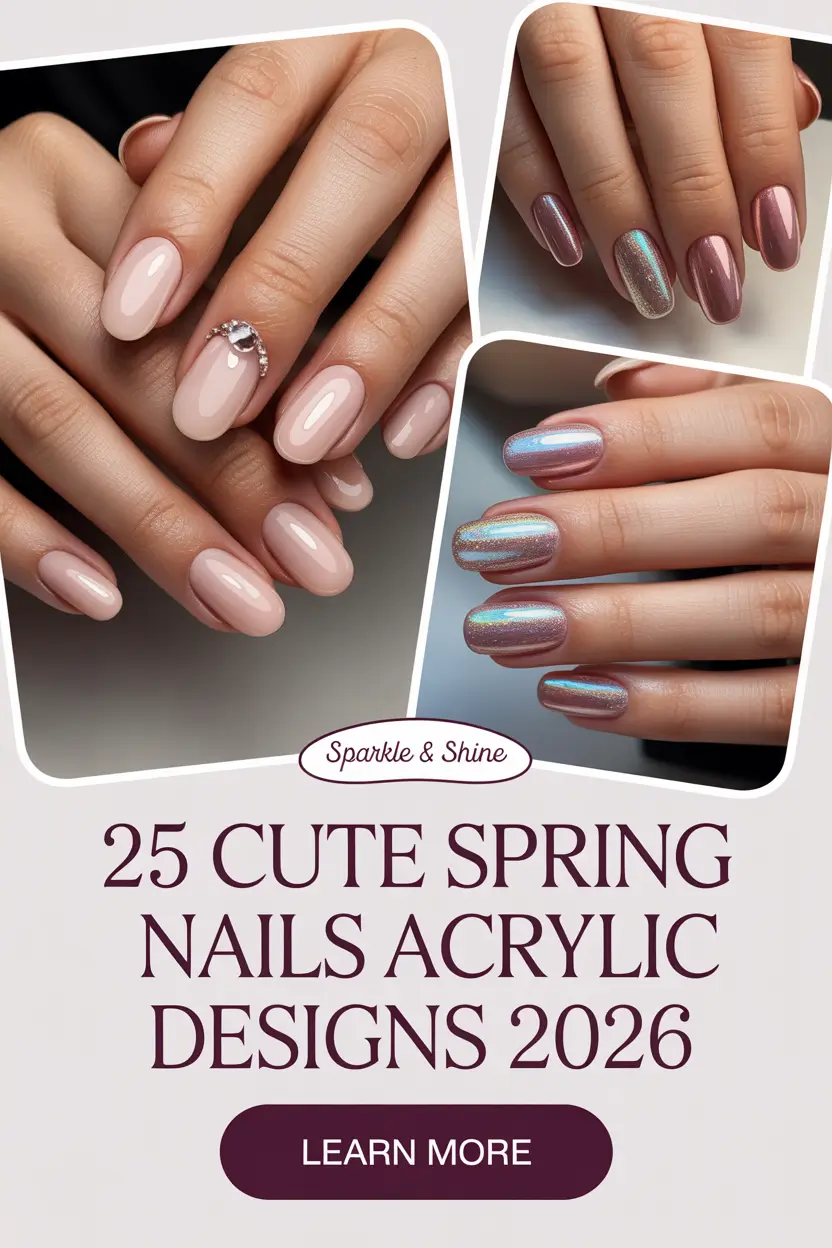 Cute Spring Nails Acrylic Designs 2026 – Pretty, Fun, and Trendy Ideas for Every Mood