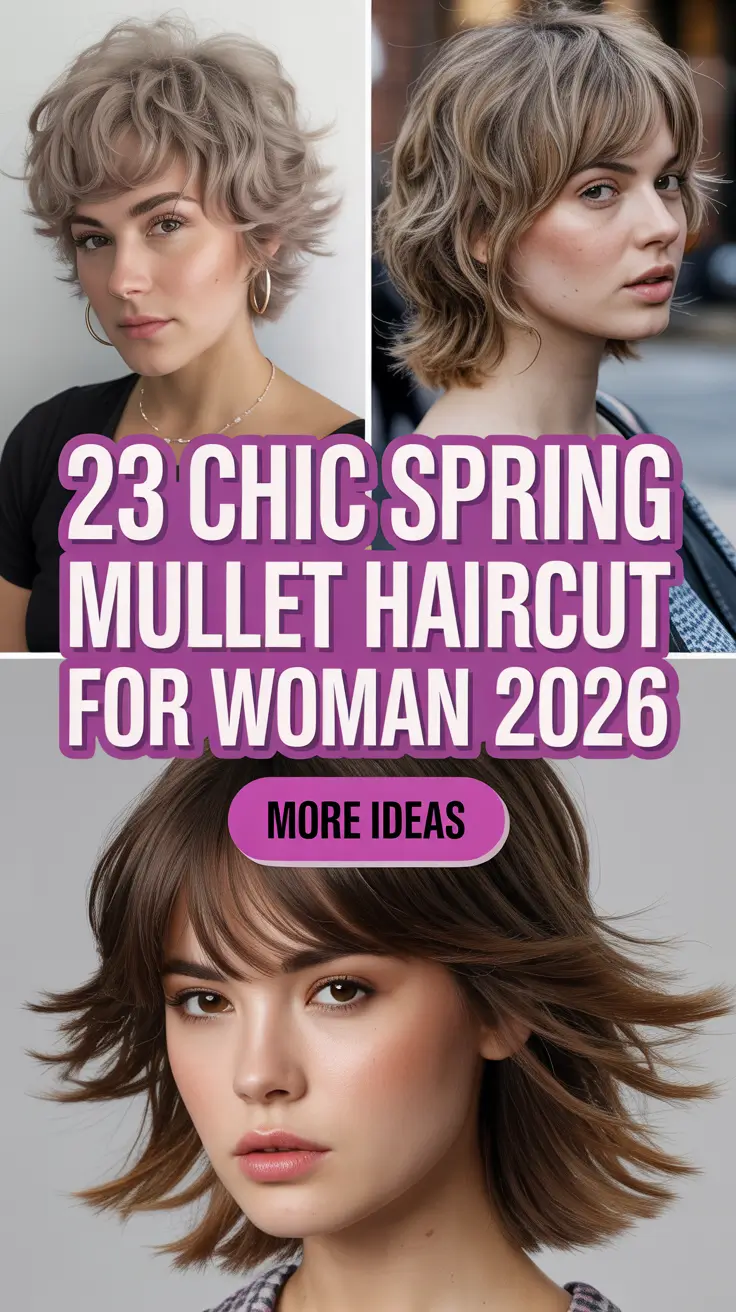 Chic Spring Mullet Haircut For Woman 2026 Ideas That Redefine Modern Short Hair