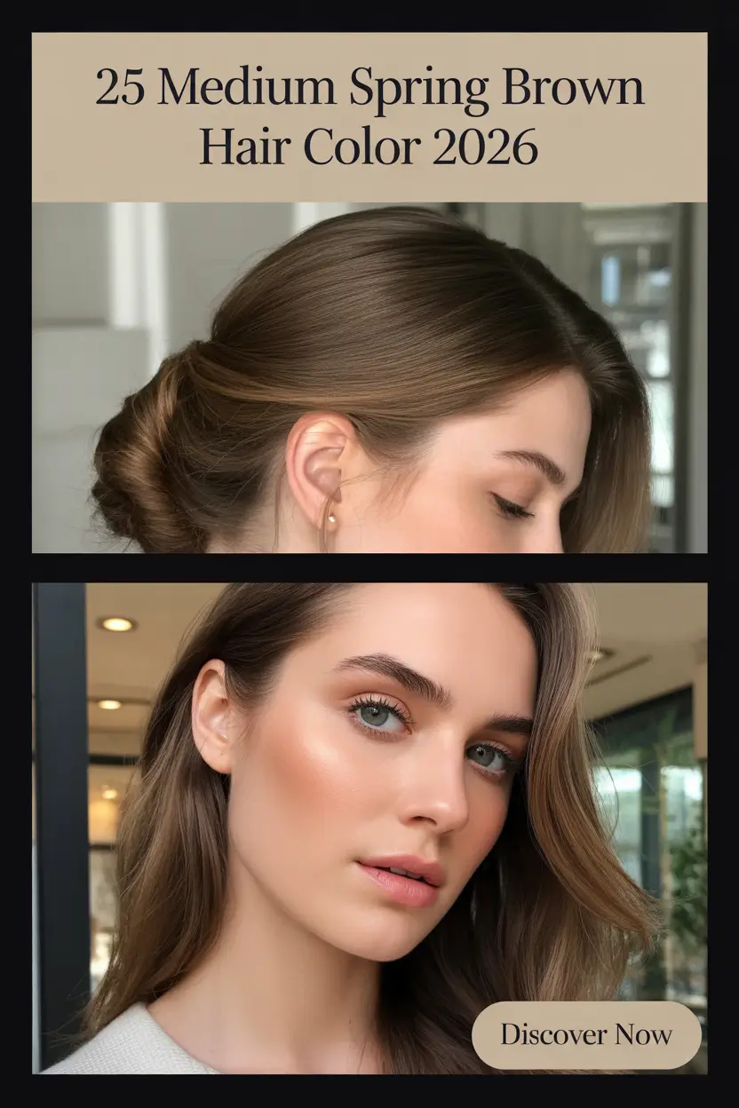 Medium Spring Brown Hair Color 2026 Ideas for Brunettes