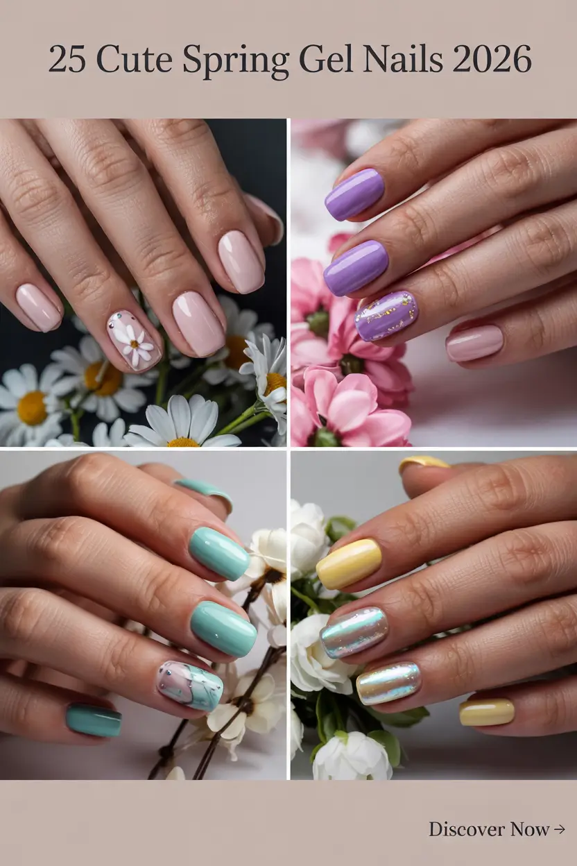 Cute Spring Gel Nails 2026 Ideas and Designs You Will Actually Want to Try