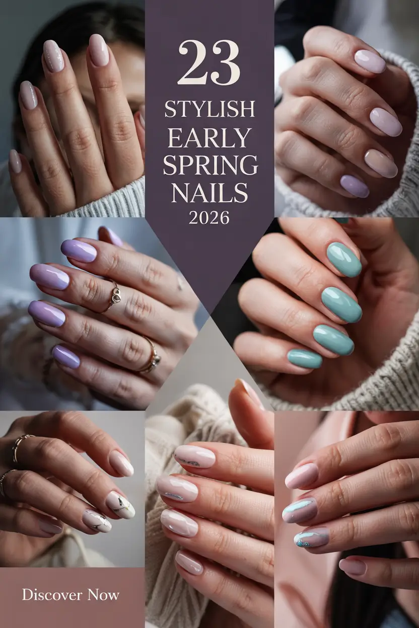 Stylish Early Spring Nails 2026 – Fresh Almond, Gel, and Floral Nail Ideas